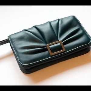 Burton Large Clutch Purse Wallet ID Handbag Teal